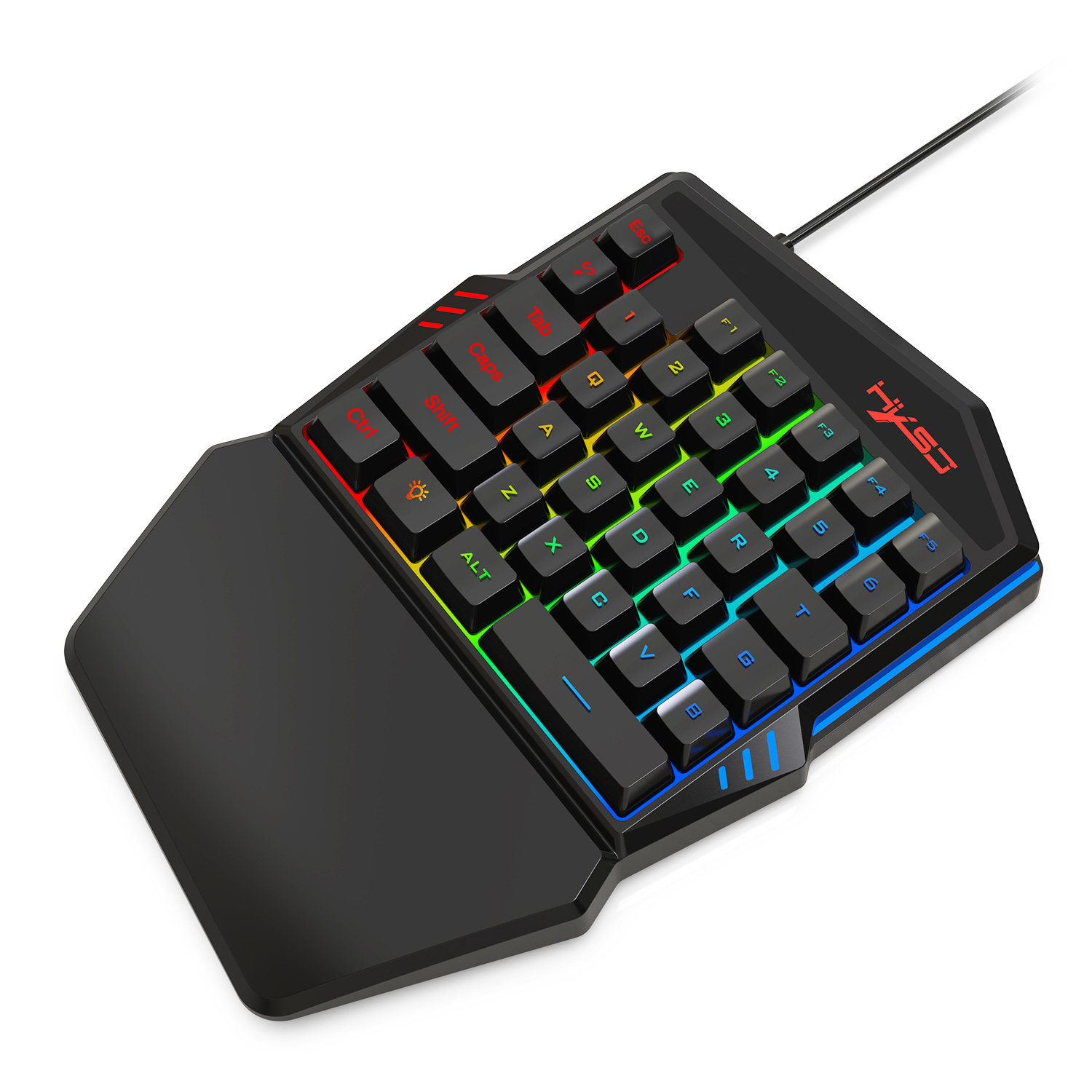 Gaming Keyboard Half - HXSJ V100 V100-2; Большие размеры 35-клавишная