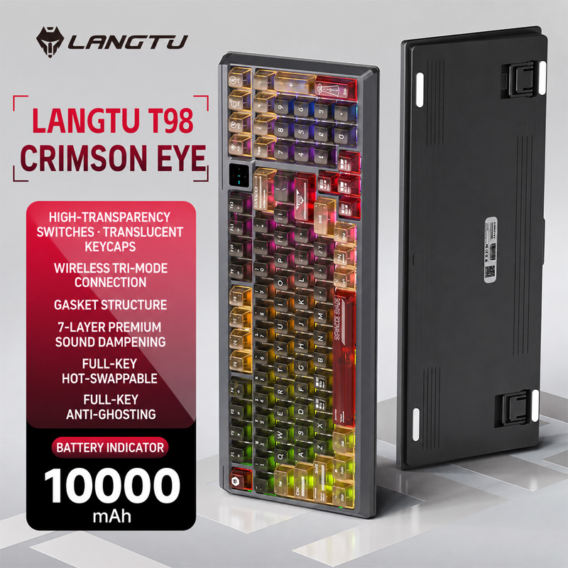 Gaming Keyboard And Mouse Combo - Langtu T98 – бесшумная механическая клавиатура