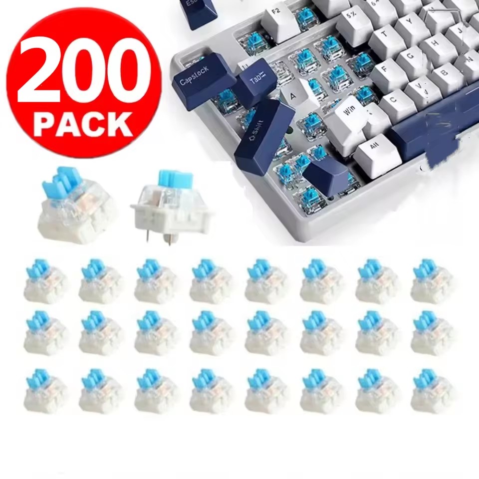 Keyboard Gaming Blue Switch - 10/30 шт. 3-контактные механические переключатели для