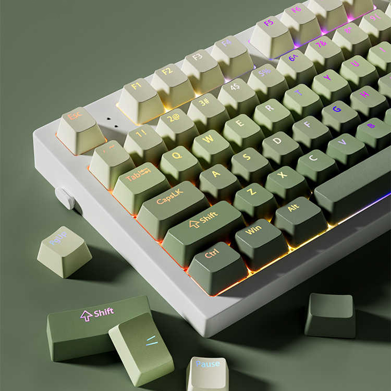 Gaming Keyboard Brands - Колпачки клавиш Green Grape с верхней
