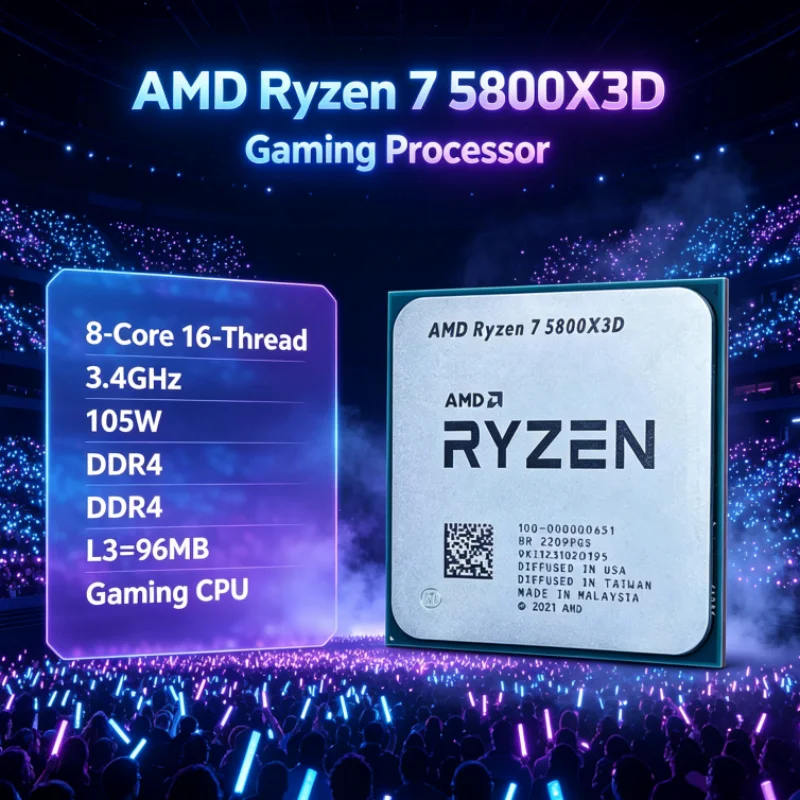 Amd Cpu Ryzen 7 - Игровой процессор AMD R7 5800X3D, 96