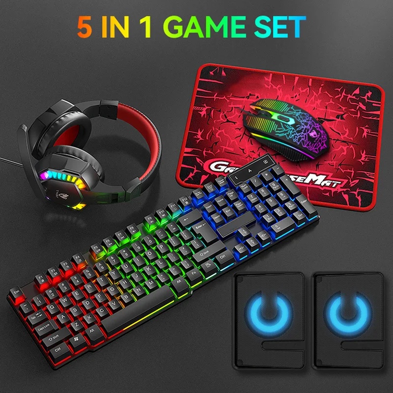 Игровой набор 5-в-1: клавиатур – обзор и цена Gaming Keyboard And Mouse Combo