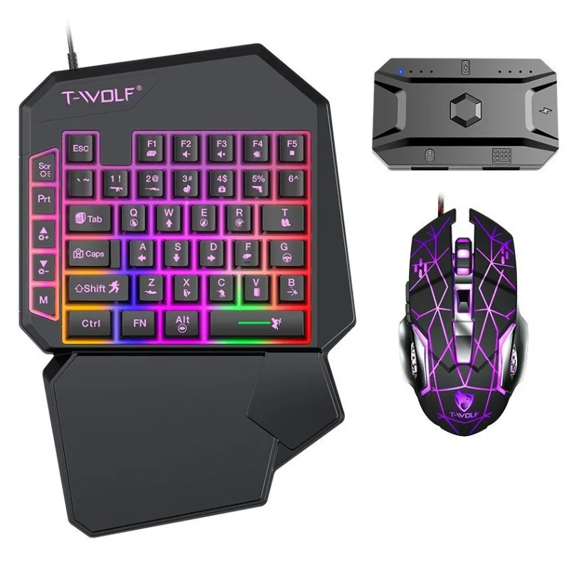 Набор 5-в-1: мини-игровая клав – обзор и цена Gaming Keyboard Half