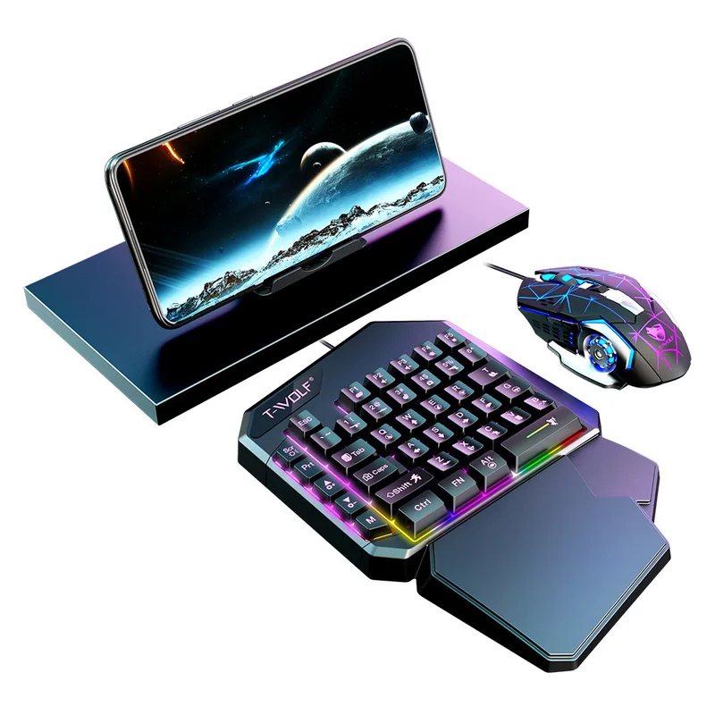 Набор 5-в-1: мини-игровая клав – обзор и цена Gaming Keyboard Half
