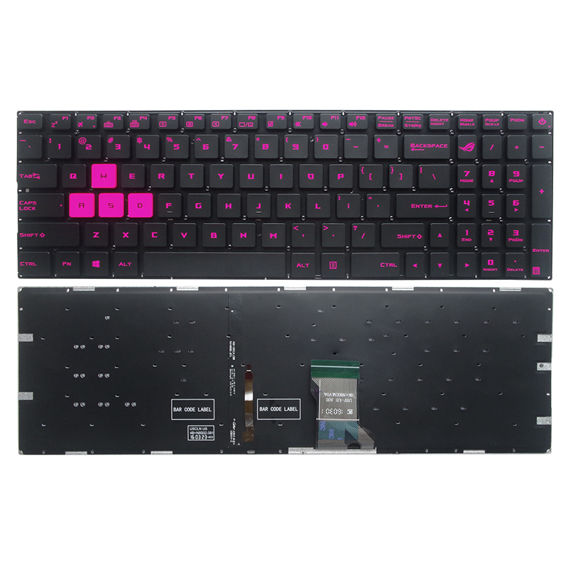 GZEELE английская американская – обзор и цена Gaming Keyboard Asus