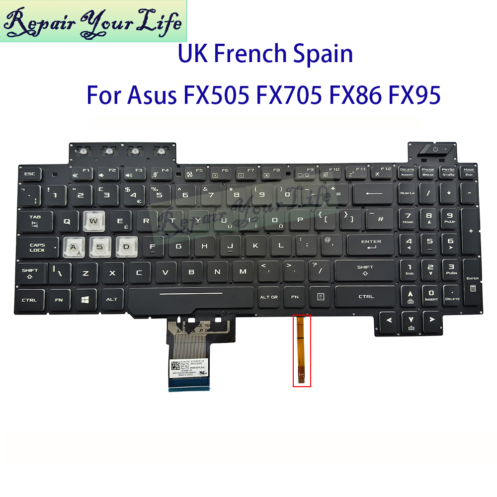 Британская, Испания, французск – обзор и цена Gaming Keyboard Asus
