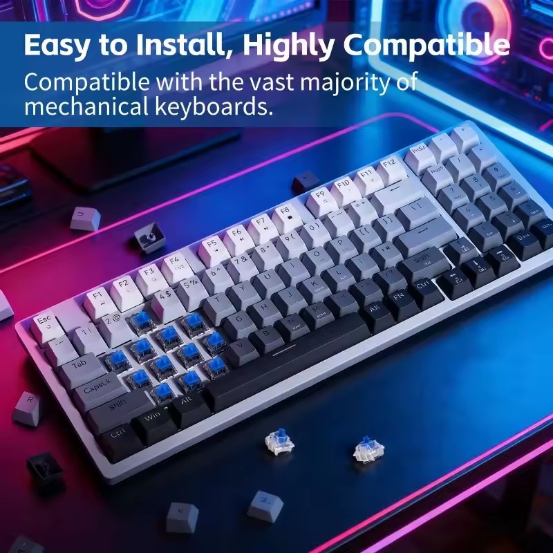 10/30 шт. 3-контактные механич – обзор и цена Keyboard Gaming Blue Switch