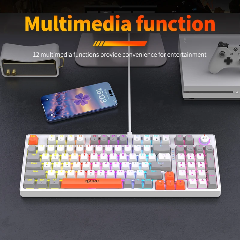 Проводная игровая клавиатура G – обзор и цена Keyboard Gaming Blue Switch