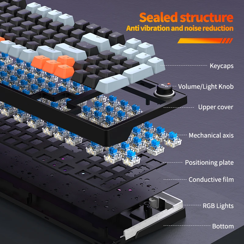 Проводная игровая клавиатура G – обзор и цена Keyboard Gaming Blue Switch