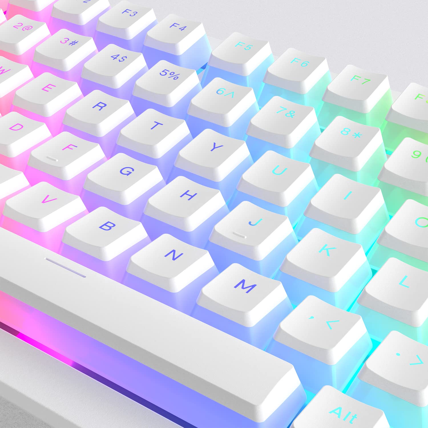 129 белых кейкапов Pudding, пр – обзор и цена Gaming Keyboard Brands