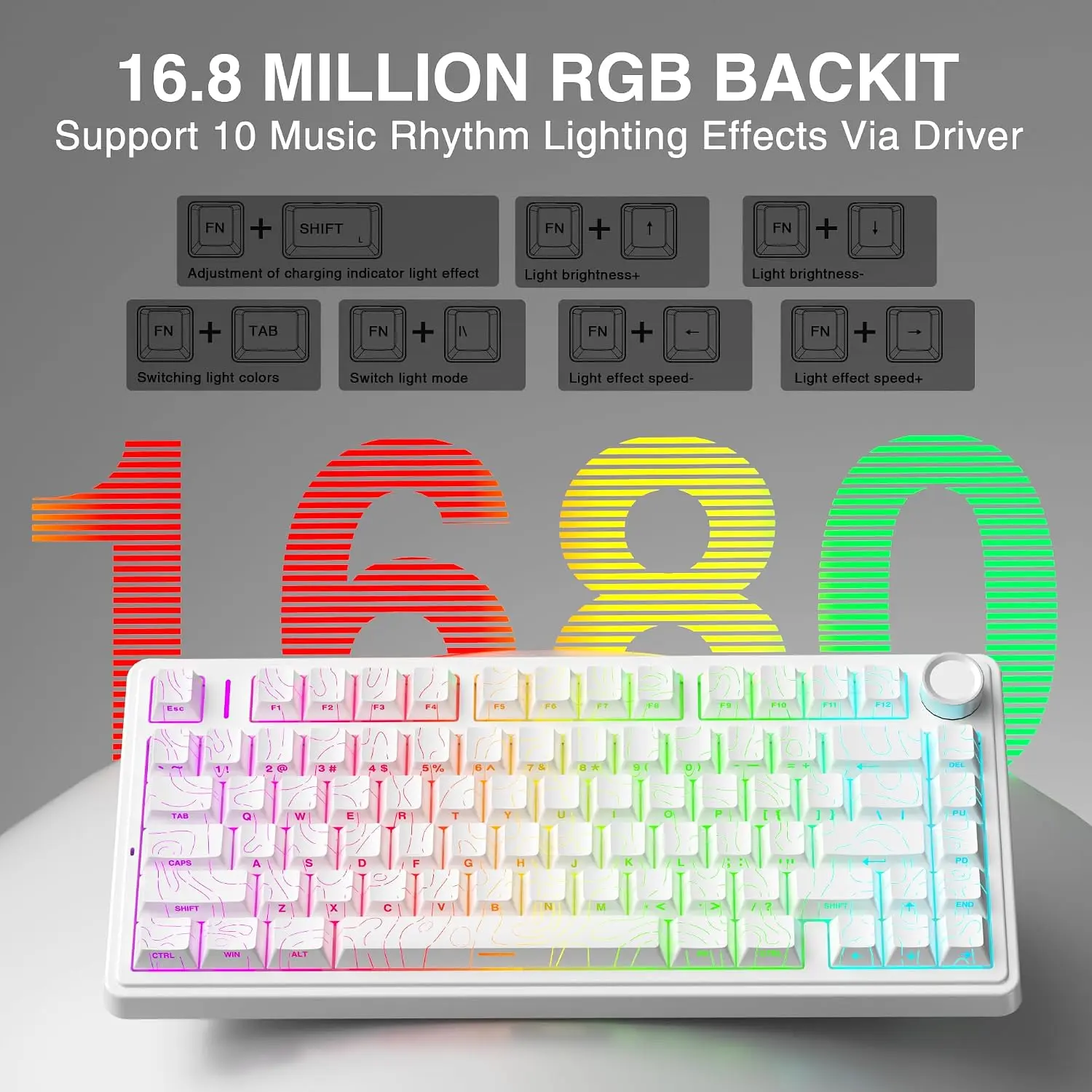 AULA F75 HE – магнитная клавиа – обзор и цена Gaming Keyboard Mechanical Wireless
