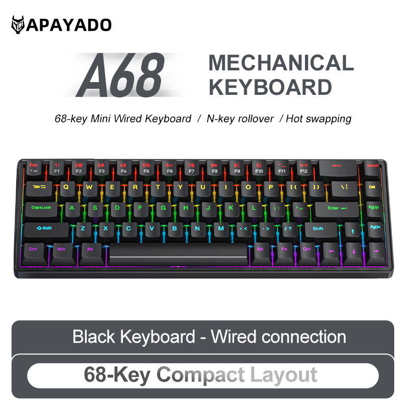 Проводная механическая клавиат – обзор и цена Keyboard Gaming Blue Switch